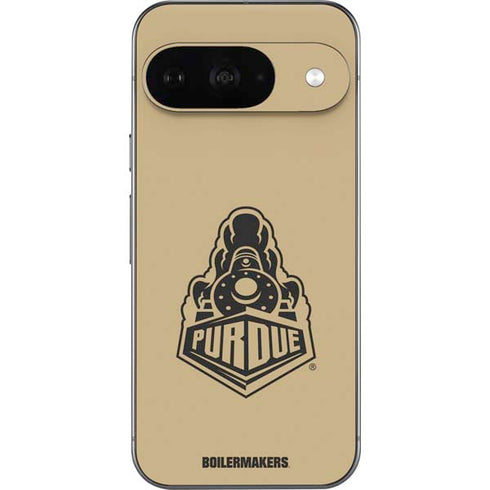 Purdue Gold Signature Logo Google Pixel 9 Skin